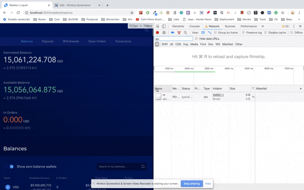 Blocking API calls Blocking API calls screenshot